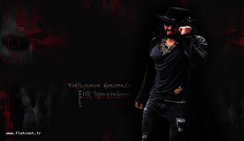 Yokluqun kenarında;            HİÇ'liğin içindeyım.....