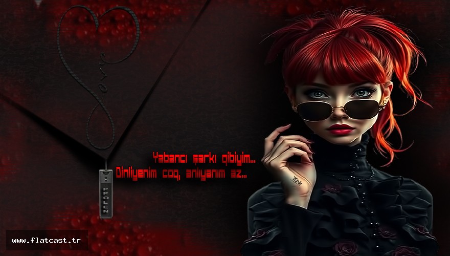 Yabancı şarkı qibiyim....           Dinliyenim coq anlıyanım az....!!