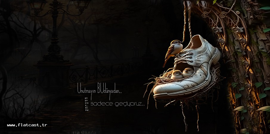 unutmayın bu dünyadan sadece geciyoruz.......