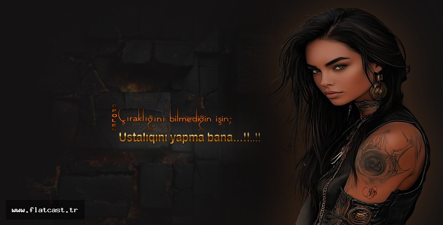 Çıraklığını bilmediğin işin;  Ustalığını yapma bana...!!