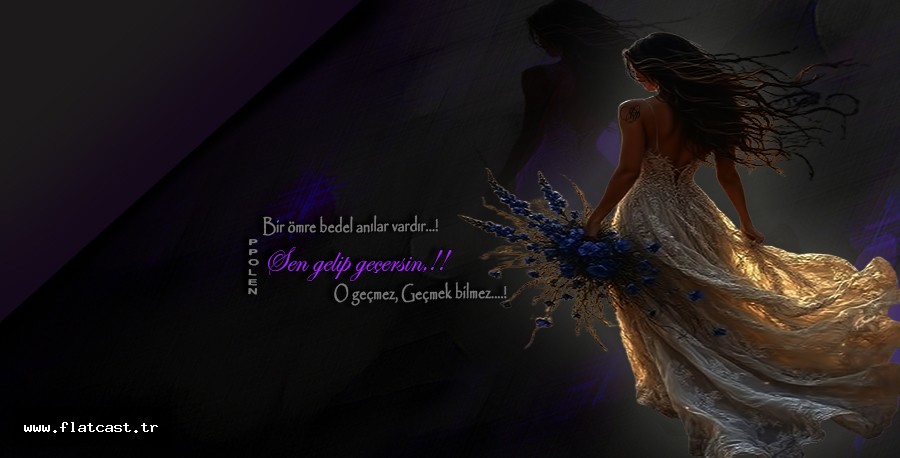 Bir ömre bedel anılar vardır.. Sen gelip geçersin, O geçmez, Geçmek bilmez...💞